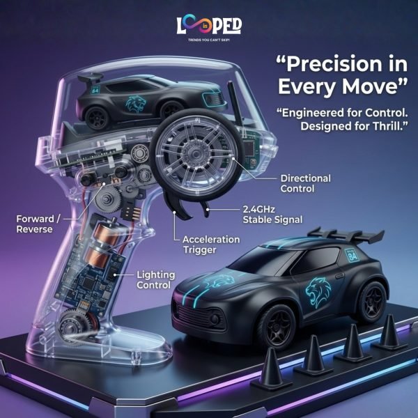 Mini RC Car with Steering Controller