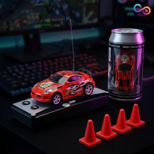 Coke Can Style Micro RC Racing Car