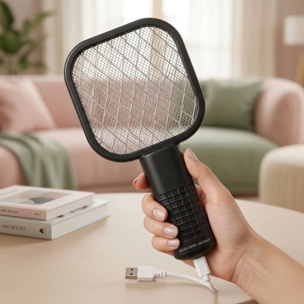 USB Rechargeable Mini Mosquito Racket