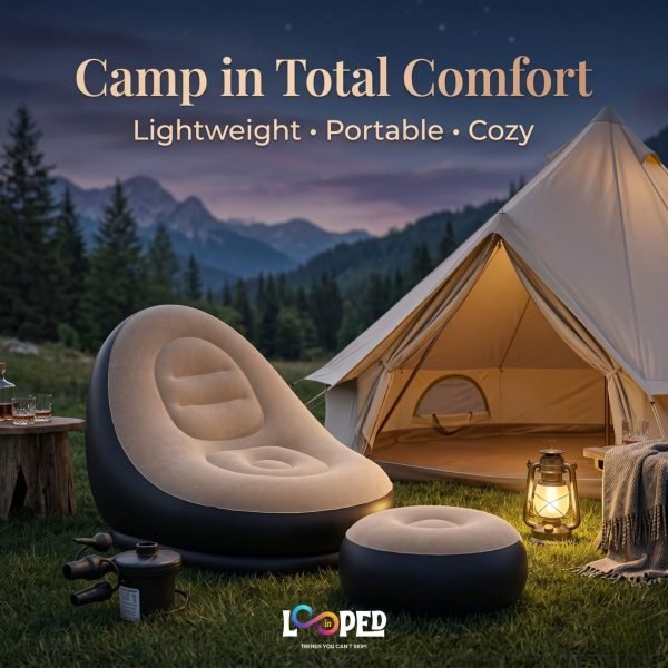 Inflatable Air Sofa for Indoor and Outdoor Use