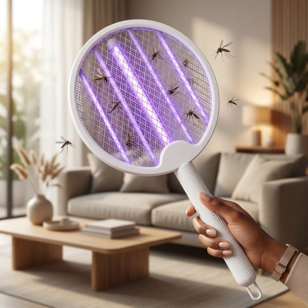 Foldable LED Mosquito Swatter