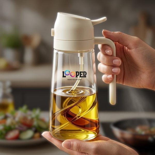 2-in-1 Oil Sprayer and Dispenser Bottle