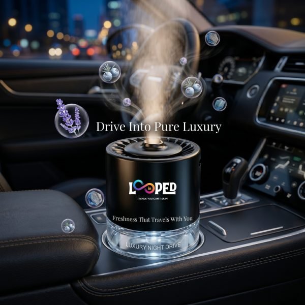 Car Diffuser – 100ml USB Mini Aromatherapy & Humidifier & Car Air Freshener for Essential Oils, Portable Auto & Home Use