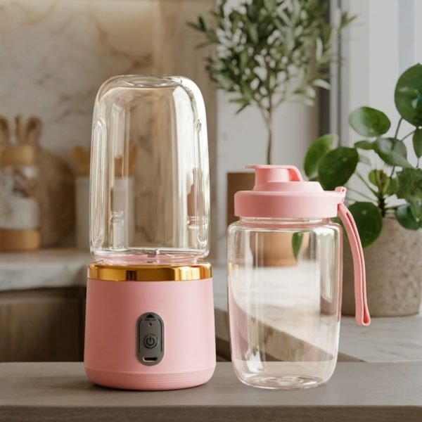 Portable Rechargeable Personal Blender, USB Mini Smoothie Maker with Travel Bottle for Juice, Protein Shake & Baby Food