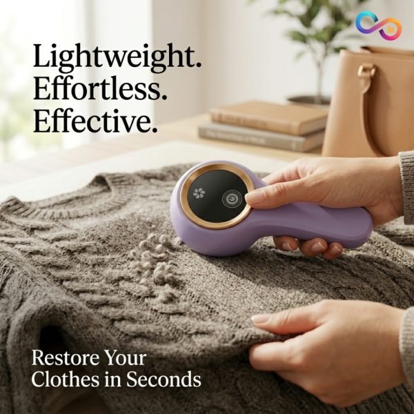 Lint Remover, Rechargeable electric Portable Clothes Fuzz Shaver for Sweaters, Blankets & Upholstery