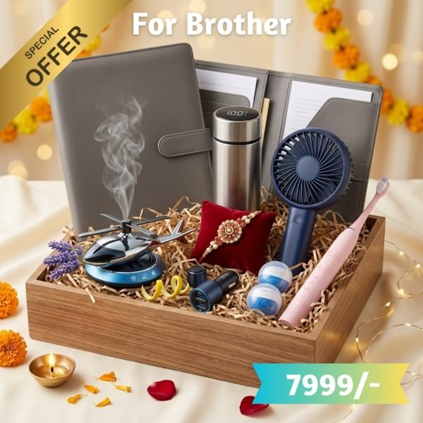 For Brothers Rakhi Special Platinum Gift Hamper | FREE Rakhi Included | Trending Gadgets & Premium Gifts
